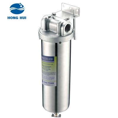 China Water Purification HONG HUI NSF Certificate Stainless Steel Water Filter Housing Prefilter Housing For Drinking for sale