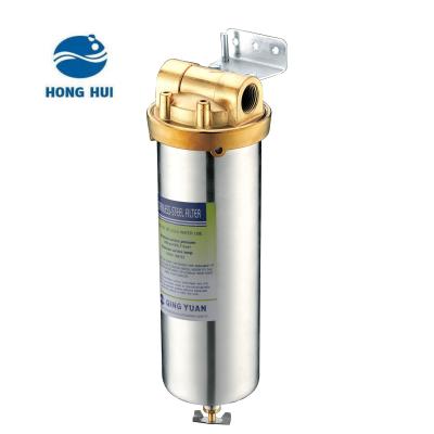 China Hotel HONG HUI HPB-A household stainless steel pre-filter 304 housing waterfilter filter housing waterfilter for sale