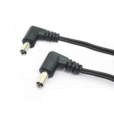 China Industrial Factory 5.5X2.5MM 5.5MMX2.1MM Male Right Angle DC Solar Power Cable for sale