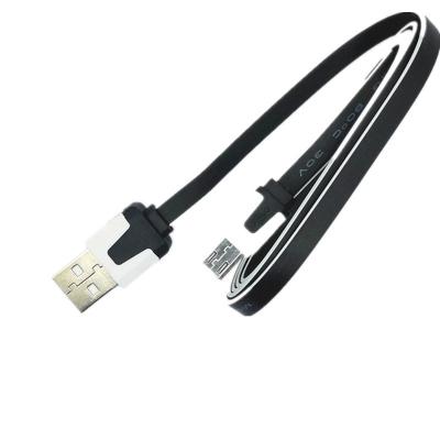 China Factory Black MP3 / MP4 Player USB A To Micro USB 5P Data Charging Cable for sale