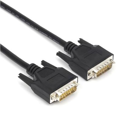 China High Quality Bare Copper Multimedia Male To Male DB15 VGA Cables for sale