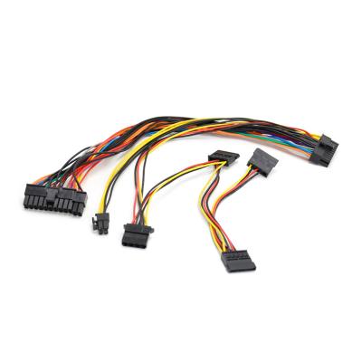 China Factory High Quality 2/4/6/24 Pin Custom Assembly Automotive Computer/Computer Wire Harness for sale