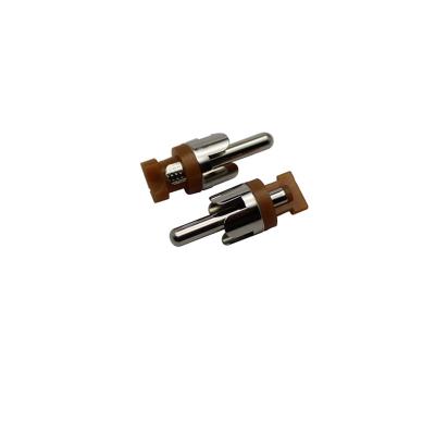 China Audio Video Cable ... Factory Brown Color Male RCA Plug Nickel Plated Connector for sale