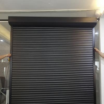 China High Quality Customizable Strong Wind Resistance Aluminum Alloy Roller Shutter Remote Control Automatic Window for sale