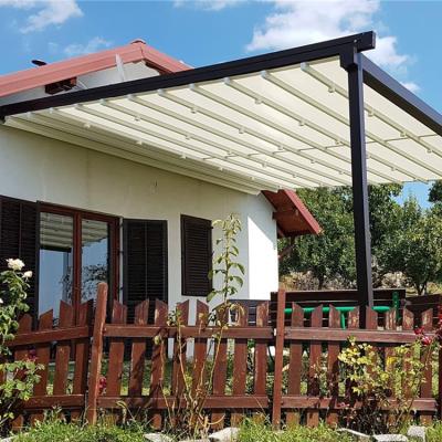 China Sun Protection Outdoor Garden Sets Decorative Waterproof Aluminum Patio Roof Awning Canopy System for sale