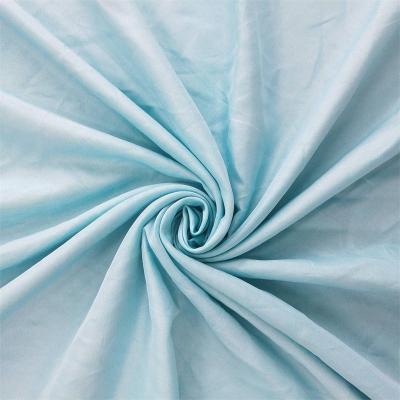 China Anti-Static Wholesale Home Textile Cheap Wholesale Polyester Sheet Manufacturing Price Lap Woven Polyester Dyed Plain Fabric for sale