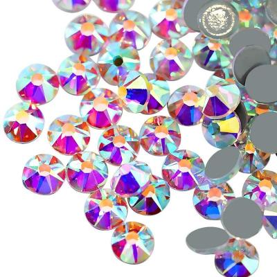 China Well cut and polished 2020 hotfix stunning shiniing rhinestones 16 faces 8 large + 8 small crystal rhinestones star cuts ss16 ss30 ss20 ab for sale