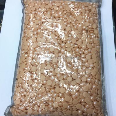 China Can withstand high 10mm lt peach color oil tempered coating pearl ceramic beads with strong glue for sale