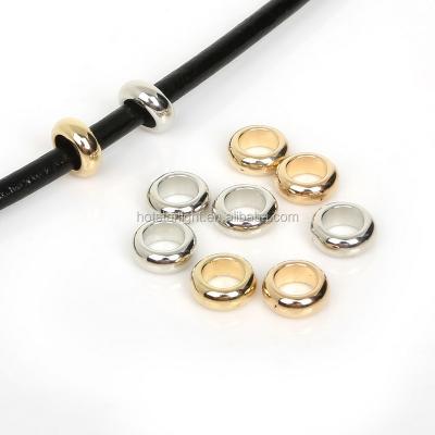 China Loose Beads CCB DIY Beads 14mm /10mm Spacer Loose Jump Rings European Big Hole Bead For Jewelry Making, (Thickness: 5mm Hole: 9mm) for sale