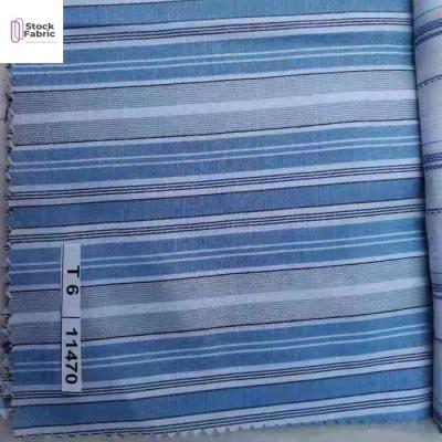 China TC organic yarn dye shirt fabric stocklot hot selling fabric in china for sale