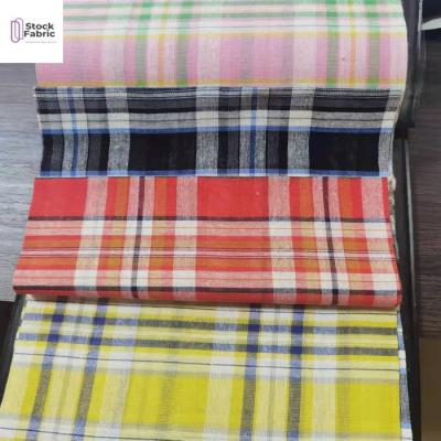 China TC Yarn Blouse Fabric Organic Hot Selling Woven Dying Stock Fabric In China for sale