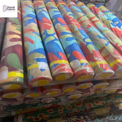 China Hot Selling 100% Organic Rayon 45S Viscous Printing Fabric Stock Fabric In China for sale