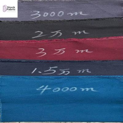 China Organic hot selling cotton spandex twill panty fabric stocklot solid fabric in china for sale