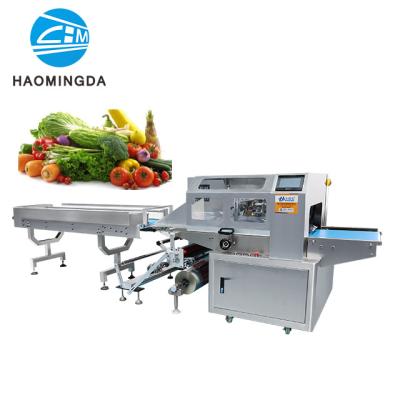 China Automatic Stainless Steel Pillow Plastic Bag Fruit & Vegetable Packing Machine for sale