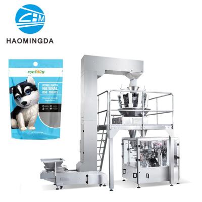 중국 Pet food automatic dog cat fish dry freeze-dried snack packaging machine 판매용