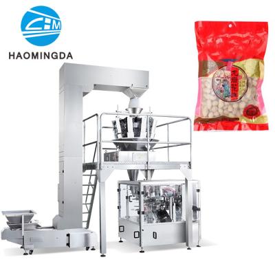 중국 Automatic Grain Roasted Peanuts Pouch Packing Machine Dried Fruit Filling Machinery 판매용