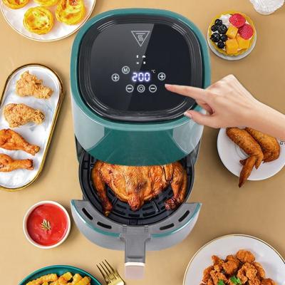 China Commercial Smart Electric Silver Fyer Peak Europe Plug Air Fryers Freidora De L'Aire Digital Air Fryer Ovens for sale