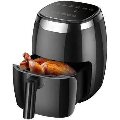 China Commercial Intelligent Electric Silver Crest Airfryer Air Fyer Freidora De L'Aire Digital Fryer Ovens for sale