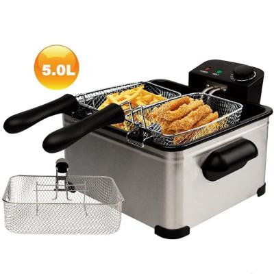 China RV Toppdo Electric Deep Fryer 220-240V 50/60Hz 2100W Deep Fryers With Window On Lid for sale