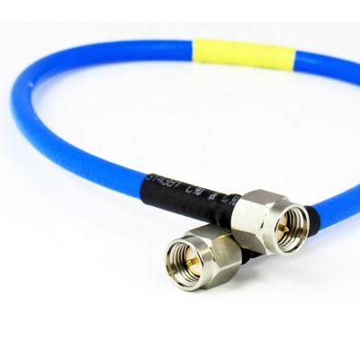 China SMA 12GHz 18Ghz Semi Flexible Cable 141 with VSWR 1.2S Steel SMA EXRF-SMAM-SMAM18 (L36S2) for sale