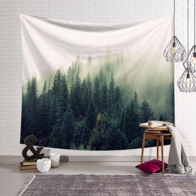 China Plain G&D Beach Towel Natural Scenery Printed Custom Wall Tapestry for sale