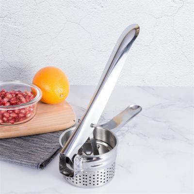 China Best Selling Food Grade Stainless Steel Fruit Lemon Squeezer Viable Manual Orange Juicers Hand Held Press Juice for sale