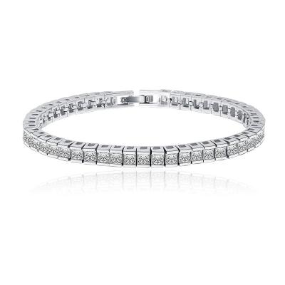 China Wholesale CLASSIC Jewelry 4mm Zircon Women Bling Tennis Bracelet for sale