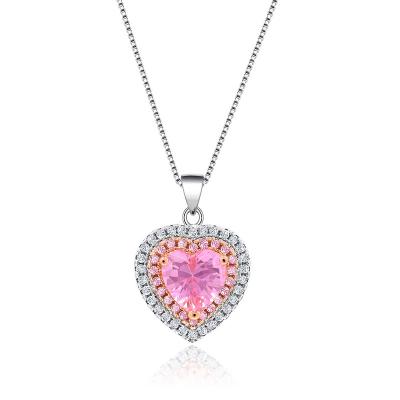 China CLASSIC Amazon Gemstone Heart Necklace Jewelry Necklace WHOLESALE for sale