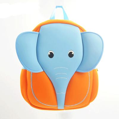 China Cheap Wholesale Kids School Toddler Neoprene Kindergarten Elephant Elephant School Bags Waterproof Bag Animals for sale