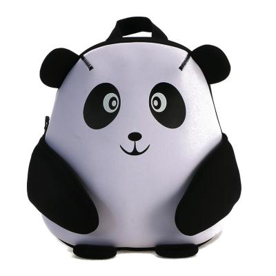 China Wholesale Cheap High Quality Cute Kids Waterproof Neoprene Kindergarten Panda Backpack School Bag for sale