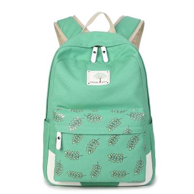 China New Fashion Waterproof One Shoulder Sports Canvas Large Capacity Casual Printed Backpack for sale