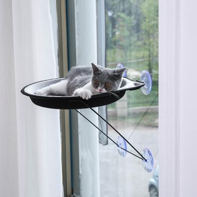 China Cat Hammock Hanging Beds Viable For Cats Comfortable Window Hammock Bed With Soft Seat Beds Supporting 30kg for sale