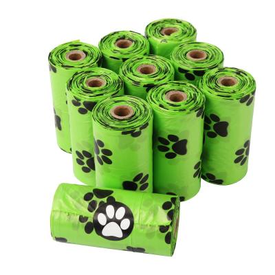 China Sustainable Custom Printed Pet Poop Bags Dog Shit Waste Bags Biodegradable Dog Poop Bag for sale