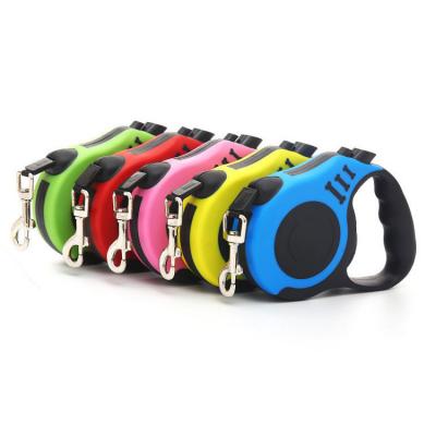 China Durable Portable Durable Leash Retractable Automatic Outdoor Training Nylon Pet Dog Leash Traction Rope Belt for sale