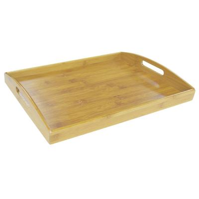 China Eco-Friendly Wholesale Eco-friendly Bamboo Serving Tray For Coffee Table for sale