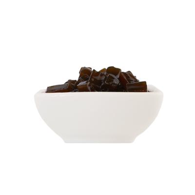 China Taiwan Nutritious High Quality Brown Sugar Diced Konjac Jelly For Beverage Topping for sale