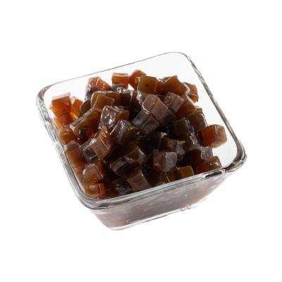 China Guiling Delicious Nutritious Jelly Brown Sugar Burning Grass Jelly For Milk Tea for sale