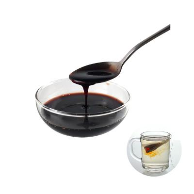 China 1:5 (syrup: water quality product roselle) puree syrup for milk tea with big barrel capac for sale