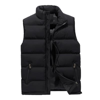 China Men's winter ultra light thermal sleeveless polyester windproof Veste Homme windproof down jacket plus size men's vests and waistcoats for sale