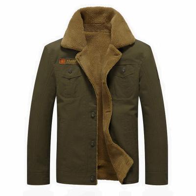 China Cotton Breathable Jacket Lapel Work Outdoor Sport Warmer Vintage Winter Bodysuit Plus Size Men's Jackets for sale