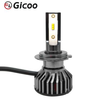 China GICOO Aluminum High Power 60w 12000lumen IP67 Led Headlight H3 H4 H7 H11 Led Headlight Bulbs for sale