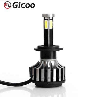 China Super bright led headlight bulbs X6S 6 sides 10000 LM H3 H4 aluminum bulb led headlights 360 car led h7 h11 for sale