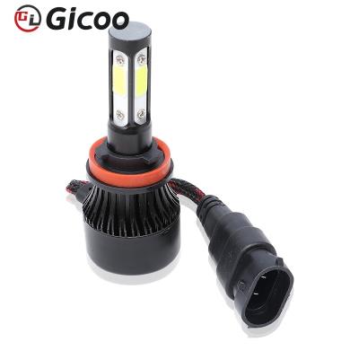 China GICOO 8000 high power lumen 12V 9005 super bright 9006 cars aluminum auto led headlight bulb h4 led H7 for sale