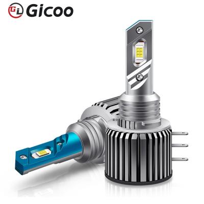 China CSP 3570 chip 16000LM 80W 6000K aluminum car led lights H15 led headlight wholesale price car led headlight for sale