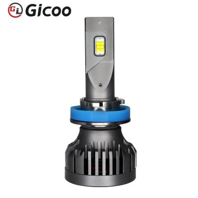 China GICOO Aluminum L6 110W Waterproof IP67 12V Led Car Headlights Csp Automobile For Universal Drive h7 h11 h13 bulbs for sale