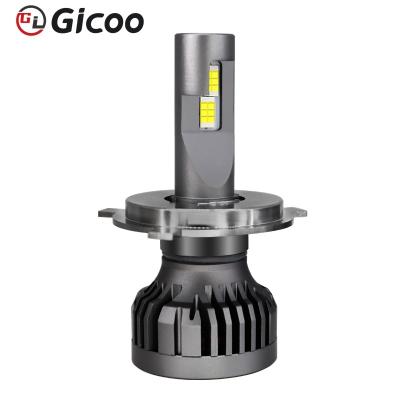 China GICOO 9006 super white h1 h4 h7 h11 110w 16000lm csp aluminum auto car 9005 led headlight bulbs for car for sale