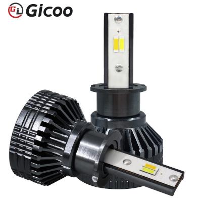 China GICOO Aluminum Tri Color LED Lighting H4 9005 Beam 9006 10000lm 55W High Low Led Fog Light Bulbs for sale