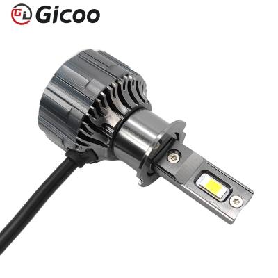 China GICOO Aluminum Led Car Headlight H4 H7 H11 H13 9005 X9 LED Headlight Bulbs Led Headlight For Car Automotive Lamp 10000LM for sale