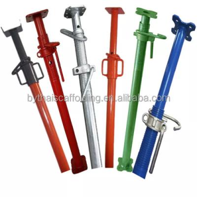 China Traditional color steel paint prop adjustable steel post shore jack 4m acrow support metal prop adjustable steel props for sale