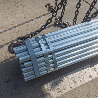 China Gas Pipe Galvanized Round Pipes Steel Pipe Hot Dipped Galvanized Astm Scaffolding Pipe Q235 for sale